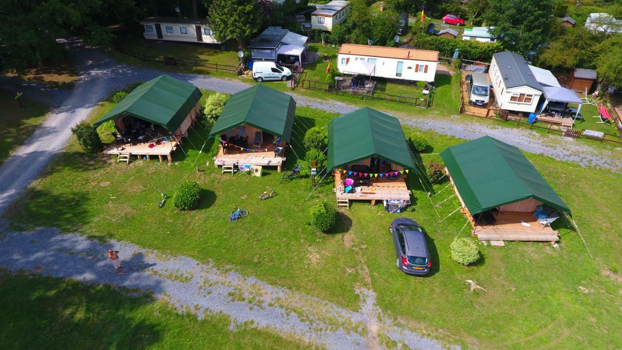 Safari Tent At Camping Le Roptai Rochefort Exterior photo