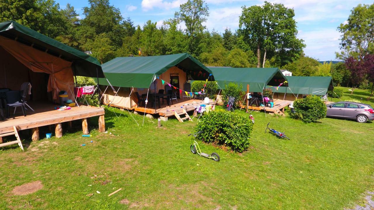 Safari Tent At Camping Le Roptai Rochefort Exterior photo