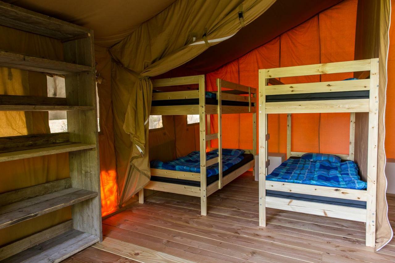 Safari Tent At Camping Le Roptai Rochefort Exterior photo